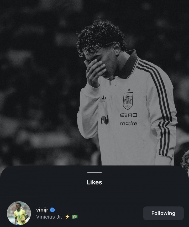 易游体育app-维尼修斯点赞亚马尔谴责种族歧视帖文，前者曾多次遭遇种族歧视